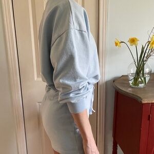 Storets Light Blue 2pc Set (Sweatshirt + Shorts)